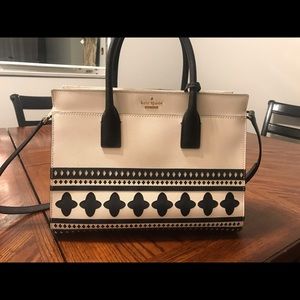Black and white patterned Kate Spade Bag